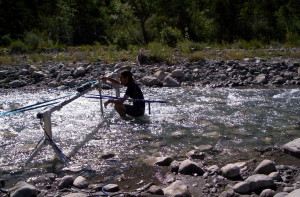 Mesures de turbulence en rivière